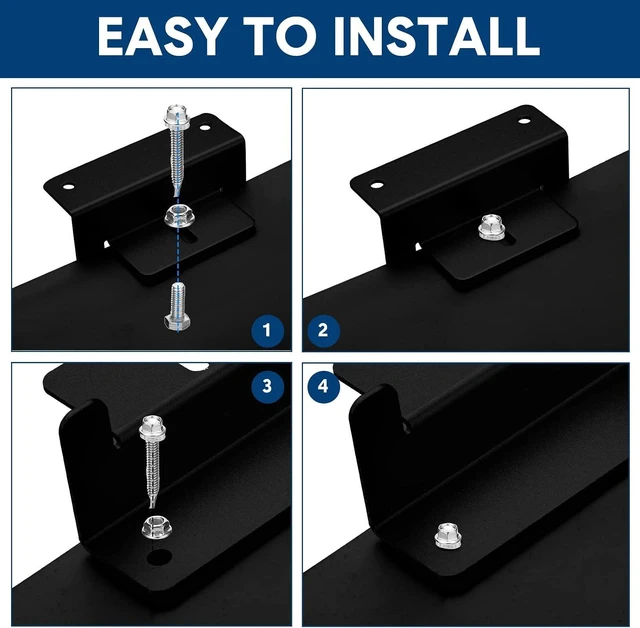 Alt view image 3 of 7 - 40 PCS Aluminum Alloy Z Solar Panel Mounting Brackets
