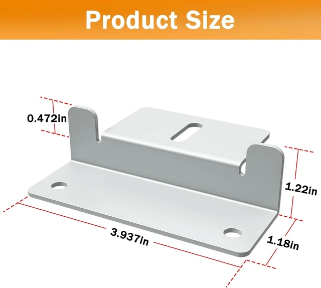 Alt view image 2 of 6 - Aluminum Z Solar Panel Mounting Brackets