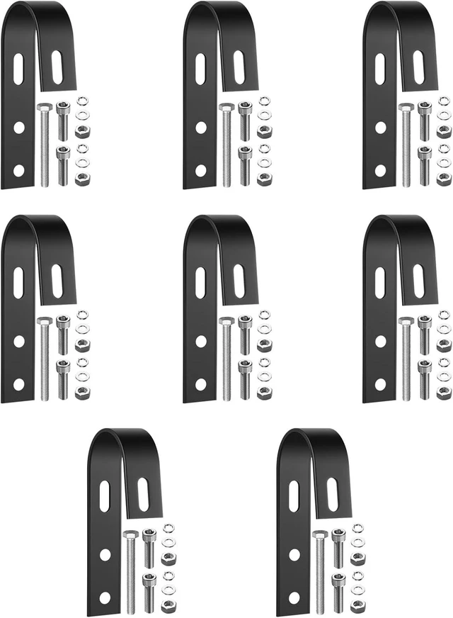 Main image of 8 PCS Stainless Steel Solar Panel Mounting Brackets for Balcony