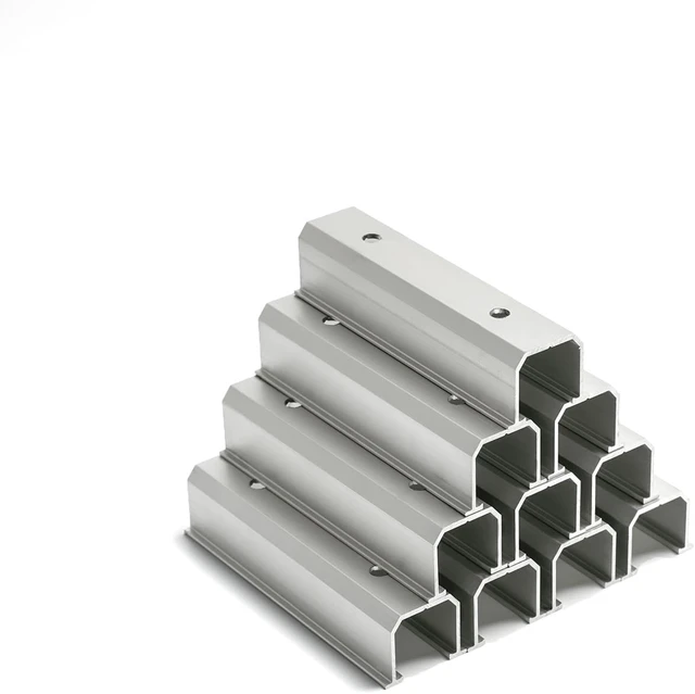 Alt view image 4 of 7 - Solar Panel Mounting Kit Mid & End Clamps and Rails