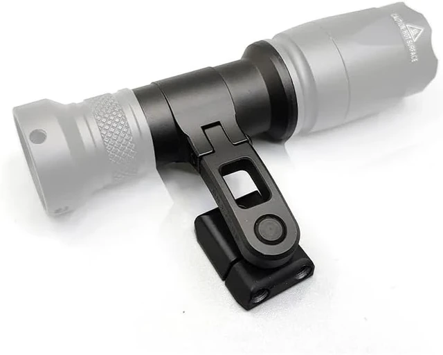 Alt view image 2 of 6 - Tactical Scout Flashlight Helmet Mount for M300B/M300C/M300V Series Integrated ARC Helmet Rail Mount (Black)
