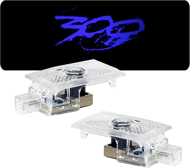 Main image of 2 PCS Never-Fade Car LED Door Logo Lights Ghost LED Projector Courtesy Step Shadow Light, Compatible with 300/300C/300S 20052024 (Blue)