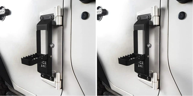 Main image of Wrangler Door Hinge Step Foot Pedal for 20072018 Jeep Wrangler JK & JKU (Pack of 2)