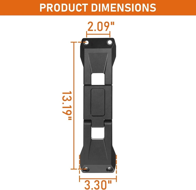 Alt view image 7 of 7 - Side Door Hinge Step for 20072026 Jeep JK, JL & Gladiator JT