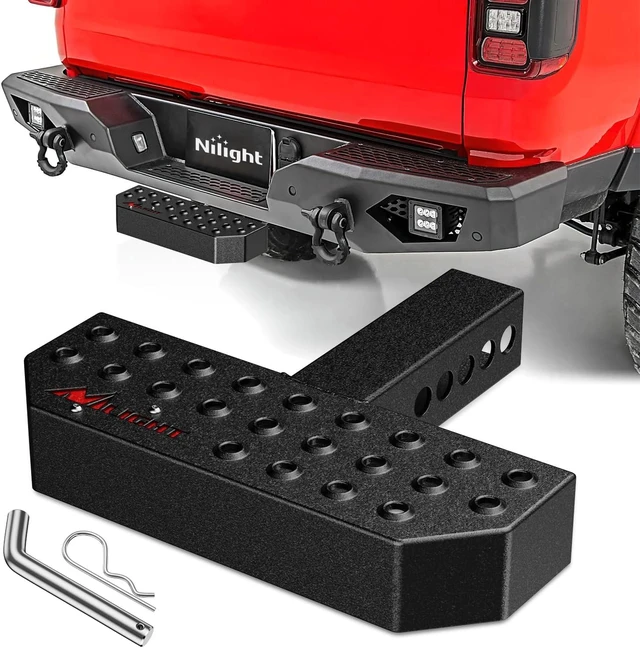 Main image of 11.9" Hitch Step with 2" Hitch Receiver for Pickup Truck, Car & SUV