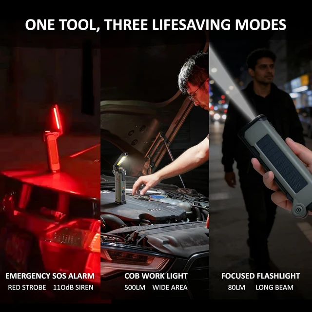 Alt view image 5 of 7 - 8-in-1 Car Emergency Escape Tool with Window Breaker & Seat Belt Cutter