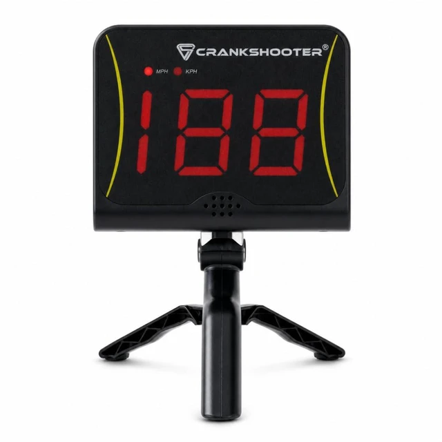 Main image of Shot Speed Radar with MPH & KPH Measurement Free-Standing Radar for Lacrosse, Baseball, Hockey, Soccer & More