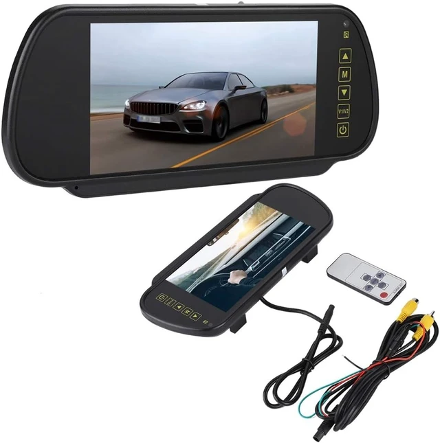 Alt view image 4 of 7 - 7-Inch Auto-Dimming Car Rearview Mirror Monitor Replacement Rear View Camera with Bracket, Universal for Cars & Trucks