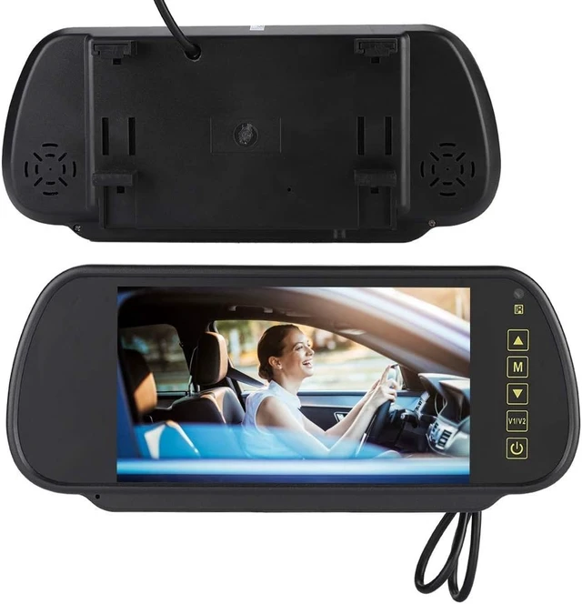 Alt view image 3 of 7 - 7-Inch Auto-Dimming Car Rearview Mirror Monitor Replacement Rear View Camera with Bracket, Universal for Cars & Trucks