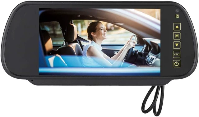 Alt view image 6 of 7 - 7-Inch Auto-Dimming Car Rearview Mirror Monitor Replacement Rear View Camera with Bracket, Universal for Cars & Trucks