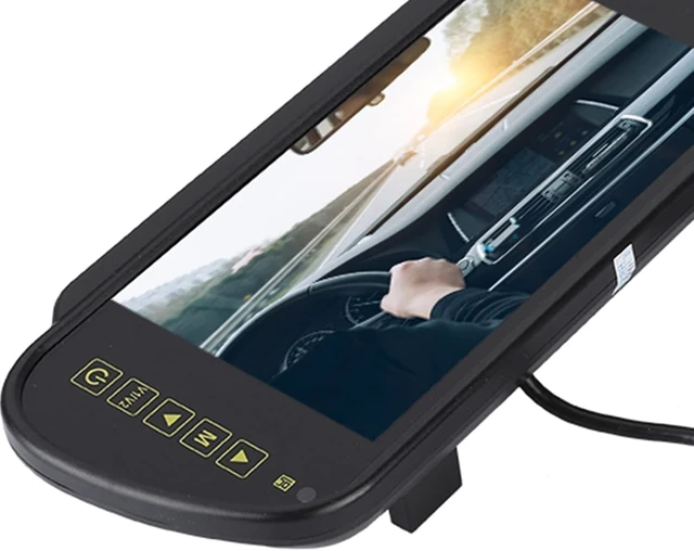 Alt view image 7 of 7 - 7-Inch Auto-Dimming Car Rearview Mirror Monitor Replacement Rear View Camera with Bracket, Universal for Cars & Trucks