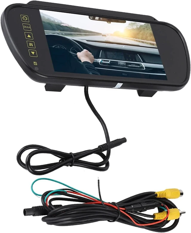 Alt view image 5 of 7 - 7-Inch Auto-Dimming Car Rearview Mirror Monitor Replacement Rear View Camera with Bracket, Universal for Cars & Trucks