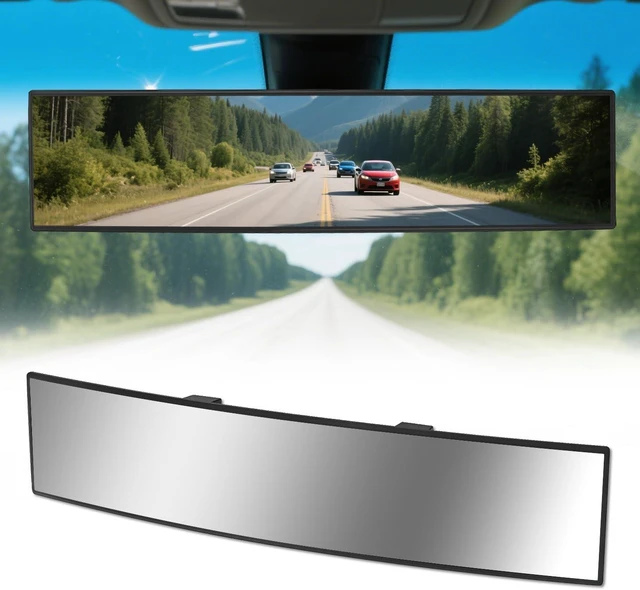 Main image of 16-Inch Extended Panoramic Wide-Angle Car Rear View Mirror