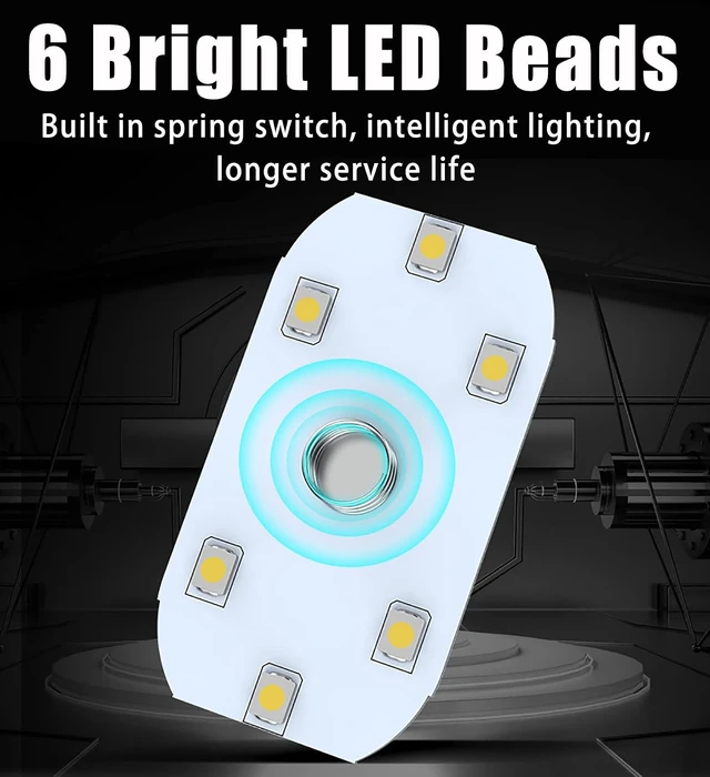 Alt view image 6 of 7 - USB Charging Touch-Sensor LED Interior Car Light Touch Lamp for Car Lighting & Night Light (Colour, 10 PCS)