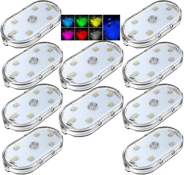 Main image of USB Charging Touch-Sensor LED Interior Car Light Touch Lamp for Car Lighting & Night Light (Colour, 10 PCS)