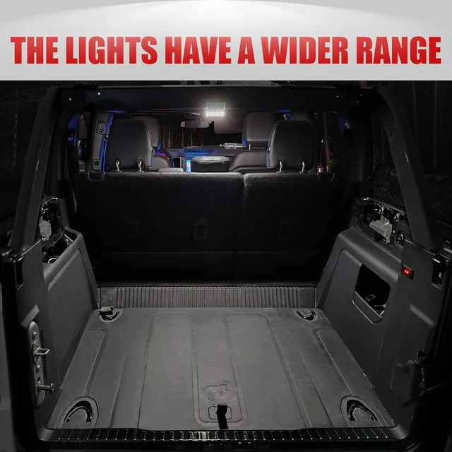 Alt view image 5 of 7 - Rear Ceiling Lights for 20212024 Ford Bronco 4-Door