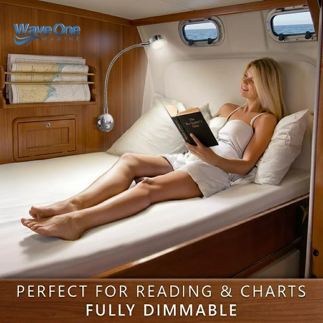 Alt view image 5 of 5 - Dual-Color Gooseneck LED Chart Reading Light