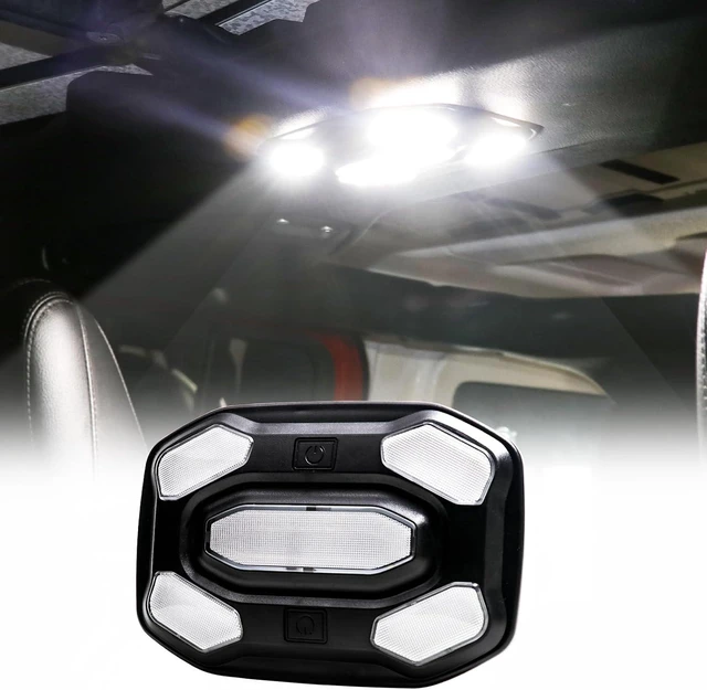 Main image of Front Interior LED Dome Lights, Compatible with 20182026 Jeep Wrangler JL