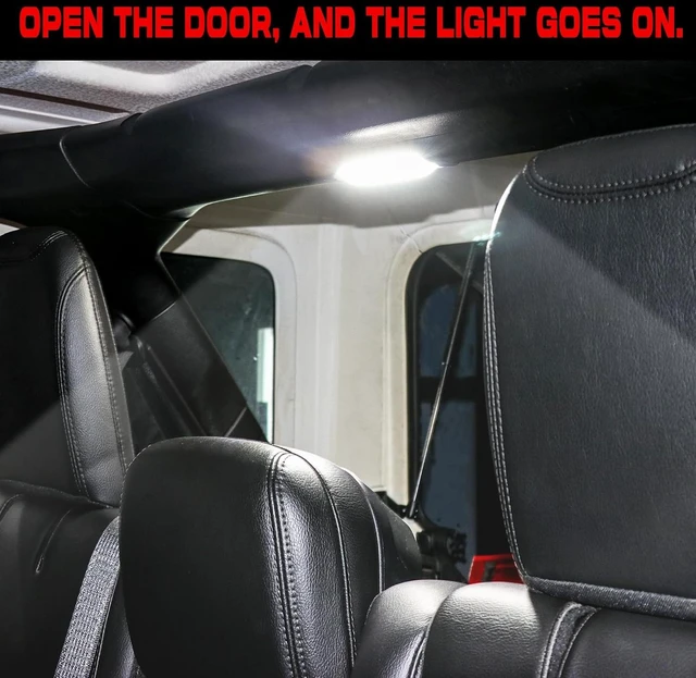 Alt view image 4 of 7 - LED Dome Lights for Jeep Wrangler JL / Gladiator JT 20182023