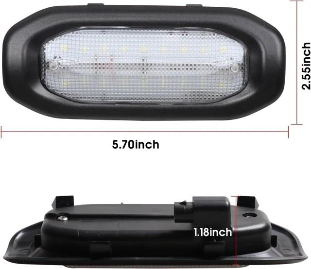 Alt view image 3 of 7 - LED Dome Lights for Jeep Wrangler JL / Gladiator JT 20182023