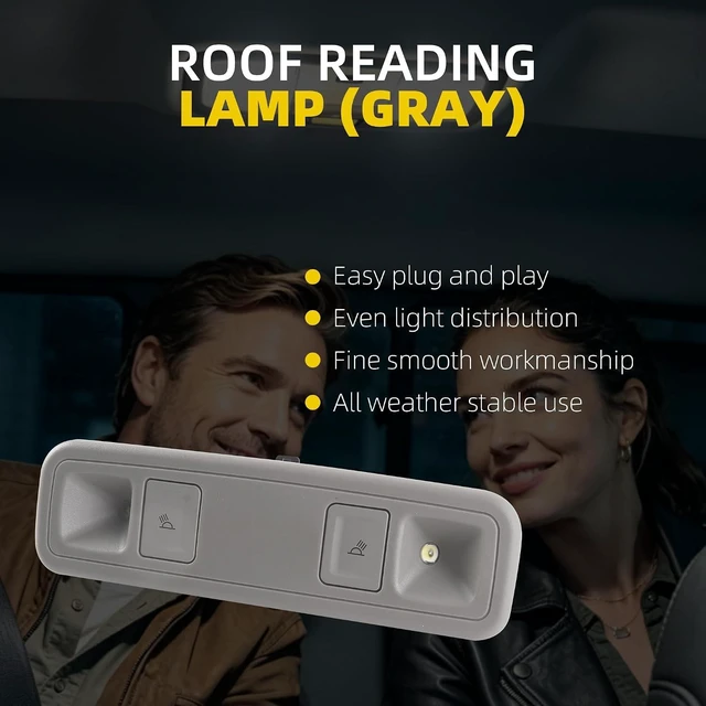 Alt view image 5 of 7 - Gray Interior Dome Light, Replace #84398398 23155119 23487171