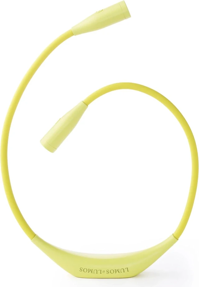 Main image of Lumos Around-Neck Knitting Light for Knitters & Crocheters 3 Colors & Adjustable Brightness, Portable Wearable Rechargeable (Yellow)