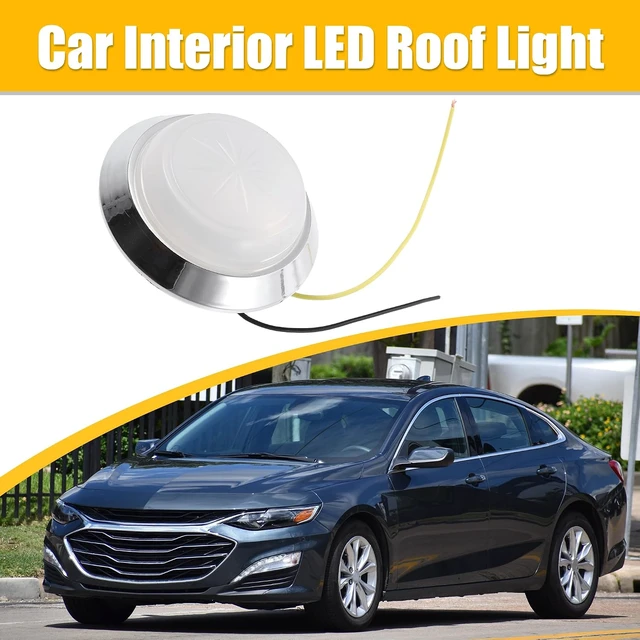 Alt view image 2 of 7 - 12V Round Dome LED Car Reading Light for Pontiac GTO & Buick