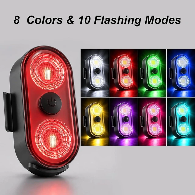 Alt view image 6 of 7 - Wireless LED Interior Ambient Strobe Lights for Car Button & Remote Control, USB-C, 8 Colors, IP65 Waterproof Rechargeable Underglow for Cars, Trucks, eBike & Motorcycle