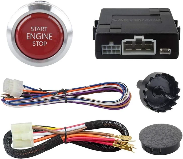 Main image of ES002-P4 Push Engine Start/Stop Keyless Go Module with Optional Remote Start For Automatic Transmission Cars with Central Lock & Keyless Entry/Alarm System