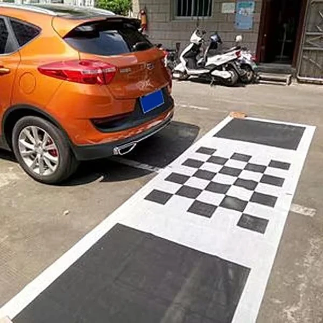 Alt view image 3 of 5 - 360° Car Camera Calibration Mats Auto Diagnostic Grid Cloth Tools for Panoramic Bird's-Eye Vehicle Backup DVR System, E + A