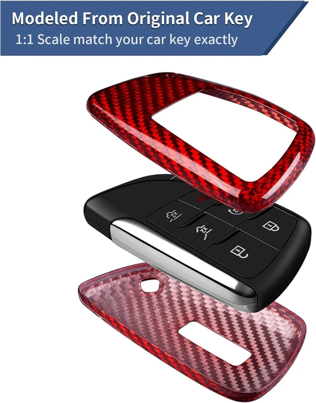 Alt view image 4 of 6 - Key Fob Cover for Chevrolet Silverado, Suburban & Tahoe