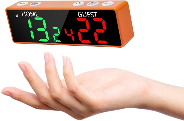 Main image of Mini Digital Scoreboard Portable Tabletop Wireless Score Keeper with Buzzer for Cornhole, Pickleball, Backyard Fun & Game Night