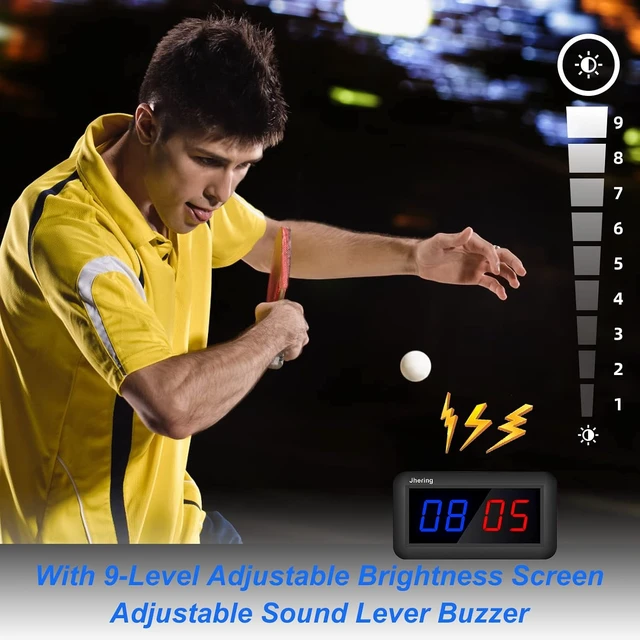 Alt view image 4 of 5 - Portable Electronic Scoreboard with Remote Digital Score Keeper for Basketball, Ping Pong & Volleyball