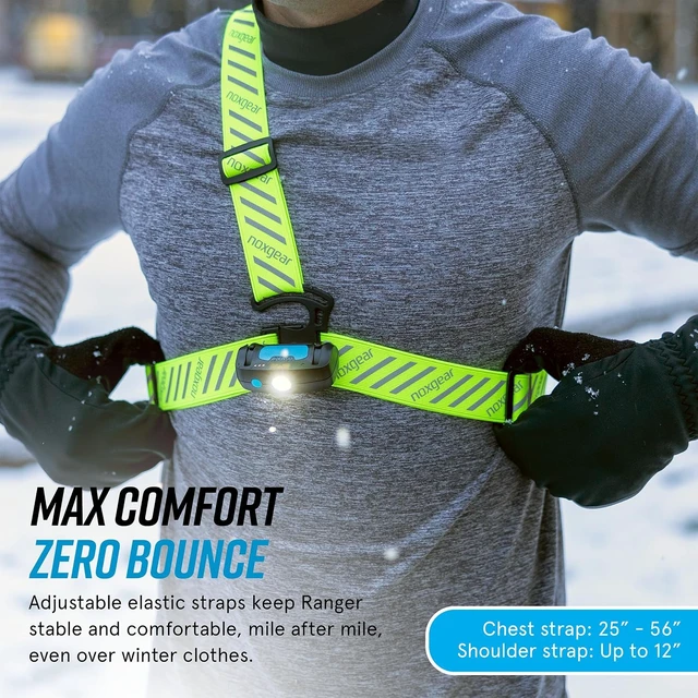Alt view image 5 of 7 - Ranger 500-Lumen Reflective Running Vest with Chest Light