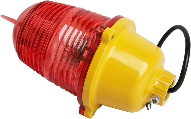 Main image of Multipurpose Aviation Obstruction Warning Beacon Light High-Strength Waterproof for Marine (AC110V Constant On)