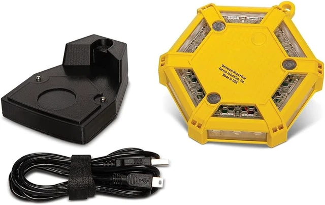 Alt view image 2 of 4 - 11640 Single Flare, Amber LEDs with Charging Dock, 1 Count