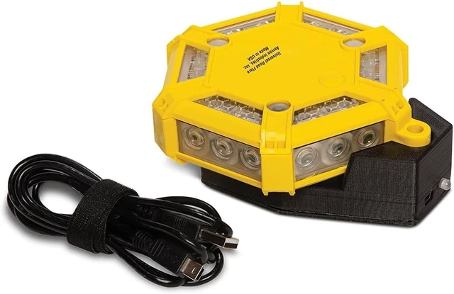 Alt view image 3 of 4 - 11640 Single Flare, Amber LEDs with Charging Dock, 1 Count
