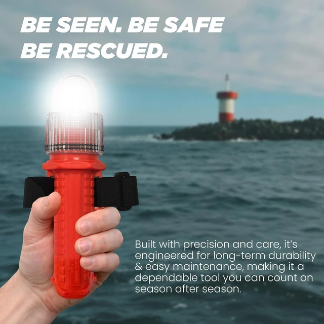 Alt view image 4 of 7 - SOSeFLARE 5 No More Flares Waterproof LED Electronic Boat Distress Flare