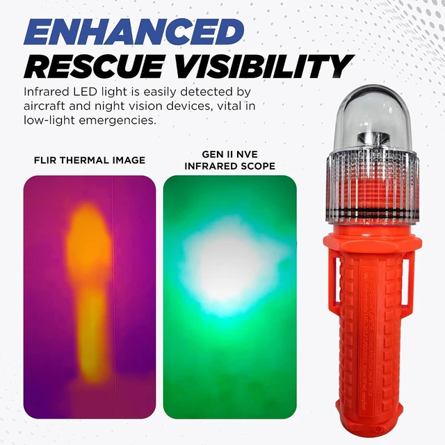 Alt view image 5 of 7 - SOSeFLARE 5 No More Flares Waterproof LED Electronic Boat Distress Flare