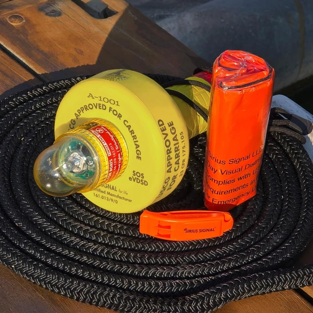 Alt view image 5 of 7 - Sirius Signal A-1001 SOS LED Mini Beacon Distress Signal USCG Approved