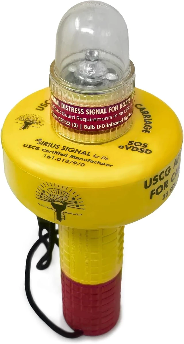 Alt view image 6 of 7 - Sirius Signal A-1001 SOS LED Mini Beacon Distress Signal USCG Approved
