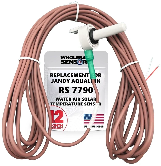 Main image of 15ft Temp Sensor Replacement for Jandy Zodiac Aqualink RS 7790 Pool Control System 12-Month Warranty & USA Support