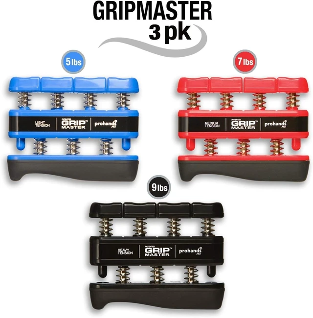 Alt view image 3 of 7 - Gripmaster Hand & Finger Exerciser Spring-Loaded Finger-Piston System to Isolate & Exercise Each Finger