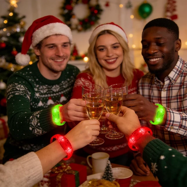 Alt view image 7 of 7 - 72-Pack Sound-Activated Glow Bracelets LED Flashing Music/Voice Control Wristbands for Rave, Game Prizes, Carnival, Concerts, Night Events & Birthday Favors