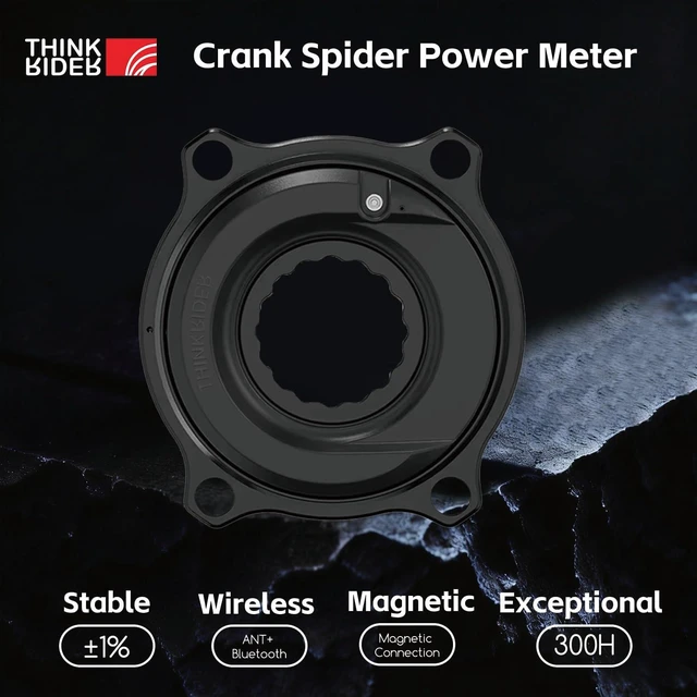 Alt view image 6 of 7 - PP5 Spider Power Meter & Crankset Carbon/Aluminum Options, 110 BCD 4-Bolt, BLE & ANT+, Lightweight, Road-24, 160172.5mm for Road Bike