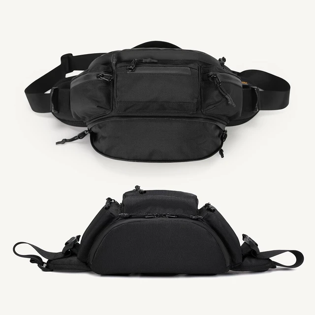 Alt view image 6 of 7 - 6.5L Expandable Waist Pack for Men Large Hip Pack for Cycling