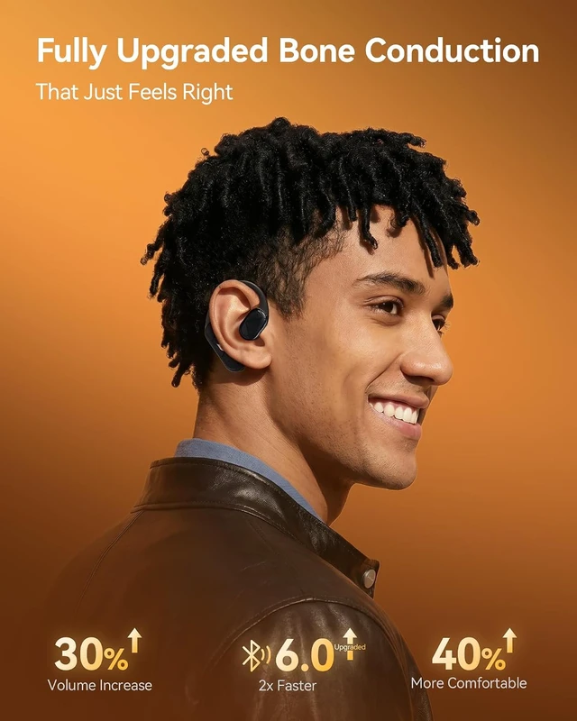 Alt view image 2 of 7 - Gen 2 Bone Conduction Open Ear Headphones, 60H IP68