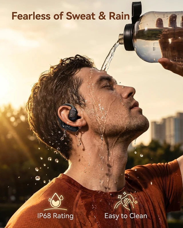 Alt view image 7 of 7 - Gen 2 Bone Conduction Open Ear Headphones, 60H IP68