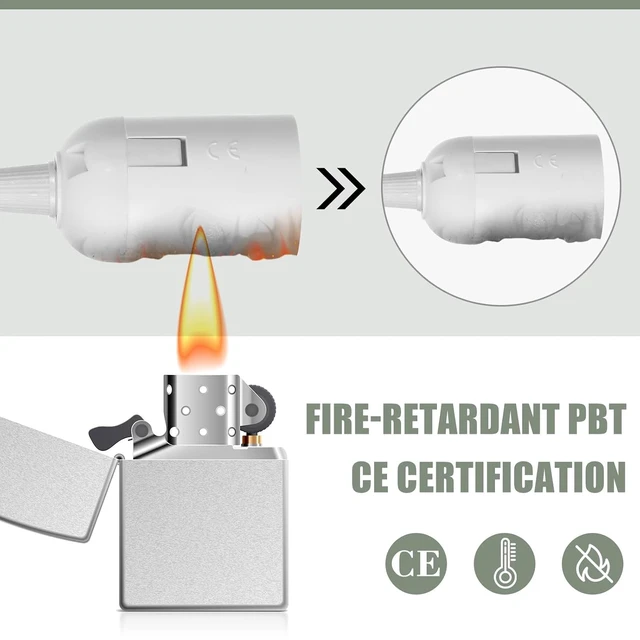 Alt view image 3 of 7 - 8.2ft Hanging Light Socket Lamp Cord with Switch, E26/E27, 24 Pcs