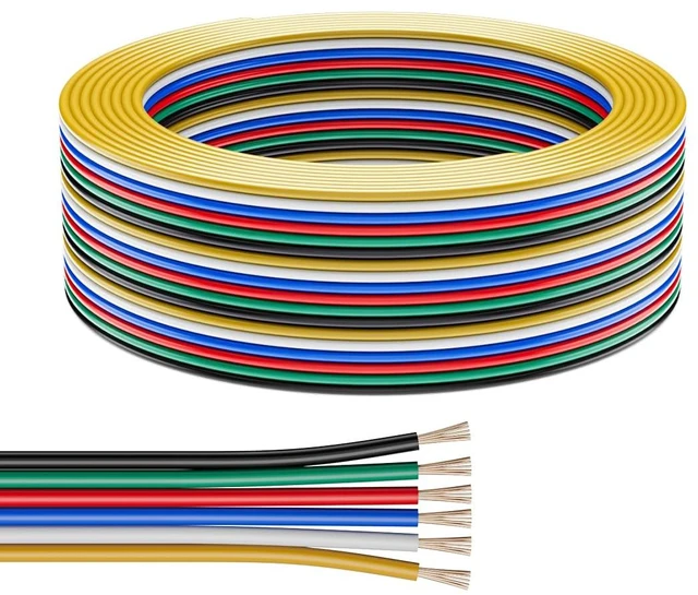 Main image of 18AWG 6-Pin 32.8ft Extension Cable, UL Recognized Component